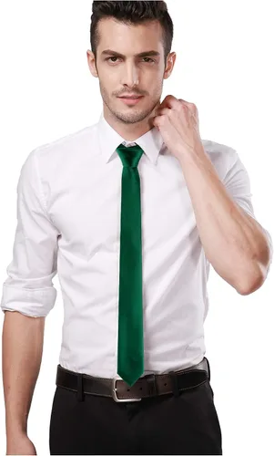 Vista 6 de Landisun Corbata Negra Hombres Mujeres Sólidos Corbatas Flacas Corbatas Slim Tie Satén