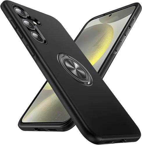 Vista 35 de Anqrp Funda para Samsung Galaxy A53 con soporte de anillo, color negro