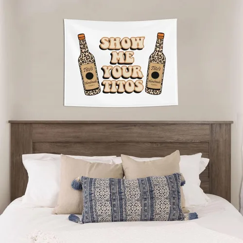 Vista 4 de Flurvivo Tapices de estilo leopardo marrón de 40 x 60 pulgadas, tapiz estético para colgar en la pared, bandera, póster artístico para decoración
