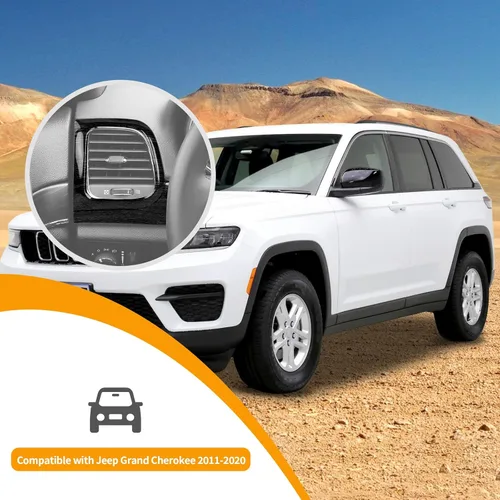 Vista 3 de Kit de Moldura del Panel del Tablero de la Consola Central y Kits de Cubierta de Manija de Puerta Interior Compatible con Jeep Grand Cherokee