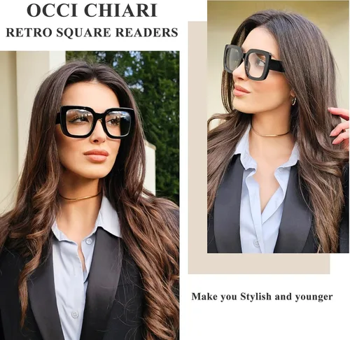 Vista 32 de OCCI CHIARI Gafas de lectura de moda para mujer y hombre