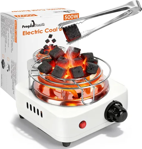 Vista 11 de TeqHome Placa Caliente, Quemador Portátil de Encimera de 1000W y Estufa Eléctrica, Placa de Cocción de Un Solo Quemador de Hierro Fundido con 5