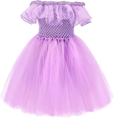 Vista 3 de Disfraz de princesa Cenicienta para niñas, vestido de fiesta de cumpleaños, Halloween