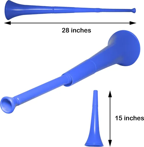 Vista 2 de Windy City Novelties Bocina de Estadio Plegable - 28" - Azul