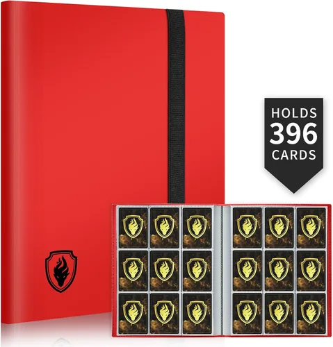 Vista 10 de Fabmaker Carpeta de tarjetas con 9 bolsillos, 396 bolsillos, color negro