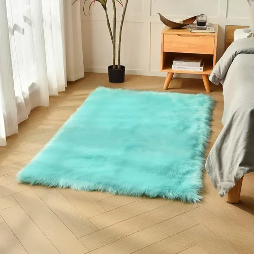 Vista 21 de duduta - Alfombra de pelo sintético de lana de oveja beige 2x3 pies, suave y esponjosa, funda para silla de pelo mullido, alfombra pequeña