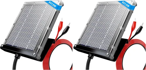 Vista 9 de POWOXI 6V 1.5W alimentador de ciervos panel solar cargador de batería IP65 impermeable