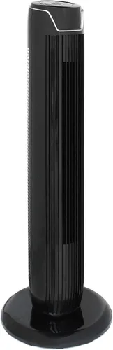 Vista 2 de SPT SF-1536BK: Ventilador de torre con control remoto y temporizador en negro