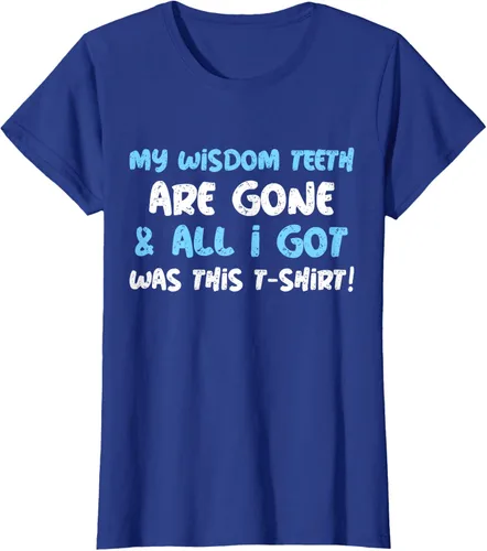Vista 33 de My Wisdom Teeth Are Gone! Camiseta divertida de muelas del juicio, Negro
