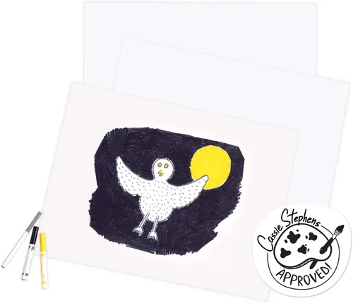 Vista 13 de Papel de dibujo Pacon, color blanco, peso medio, 9" x 12", 500 hojas