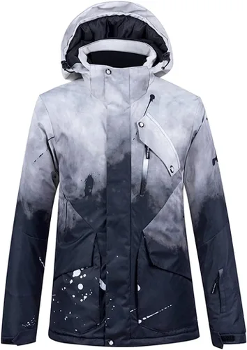 Vista 2 de Conjunto de pantalones gruesos y cálidos para mujer, para esquí, snowboard, chaqueta