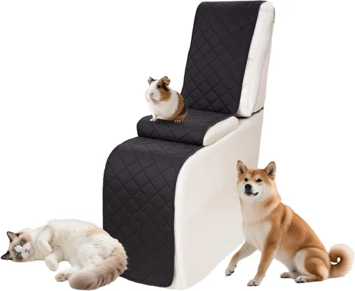 Vista 99 de Fundas impermeables para sofá reclinable seccional en forma de L, 7 piezas, antideslizantes, lavables, juego de fundas reclinables para mascotas
