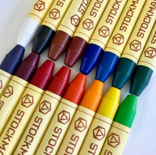 Vista 7 de Stockmar Juego de 16 crayones de cera de abejas, no tóxicos, crayones gigantes, crayones de cera de abeja para niños pequeños, niños - Waldorf