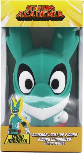 Vista 8 de Just Toys LLC My Hero Academia Izuku Midoriya Deku - Luz nocturna de silicona blanda - Lámpara táctil recargable por USB - Suave y portátil