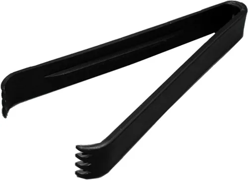Vista 8 de Party Essentials Pinzas para servir de plástico duro de 6-1/2", color negro, 4