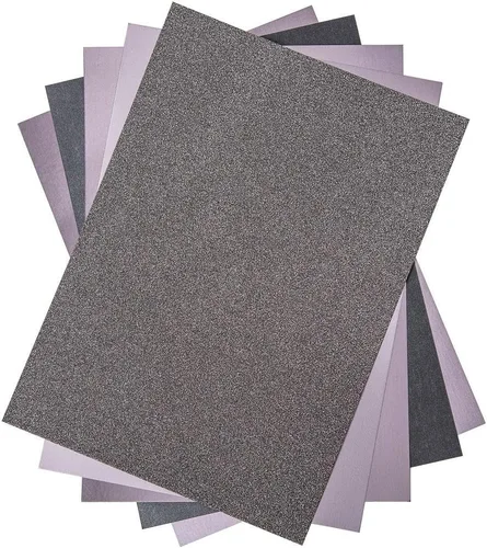 Vista 3 de Sizzix, Carbón, cartulina Surfacez-Surfaces-Opulent, paquete de 50, gris (664536)