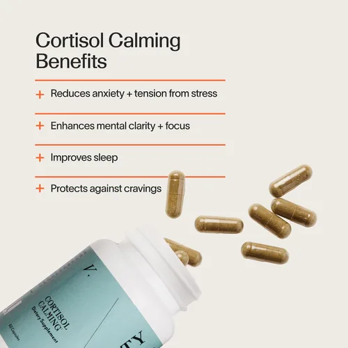 Vista 3 de Veracity Cortisol Calming - Suplemento clínicamente probado para el apoyo al estrés y al sueño - Reduce la tensión y mejora la claridad mental