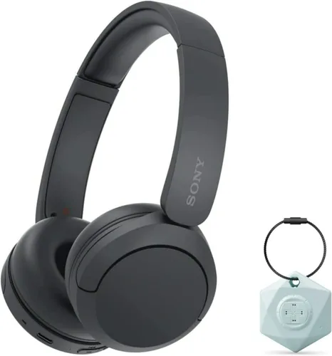 Vista 9 de Sony WH-CH520 Auriculares inalámbricos Bluetooth de botón compactos y fáciles de llevar con micrófono (negro) Paquete con estuche protector rígido