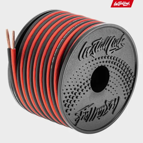 Vista 9 de Cable de cable de altavoz de calibre 14 AWG (OFC), 30 pies, coche o cine en casa por Install Link