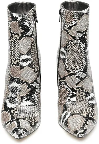Vista 5 de Castamere Botines de tacón alto para mujer, puntera puntiaguda, sin cordones, con cremallera, 3.9 in