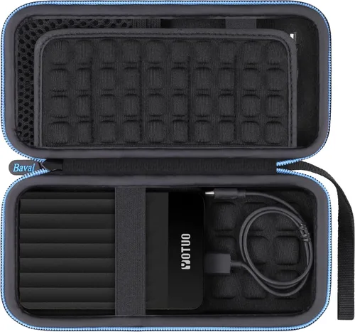 Vista 2 de Estuche de transporte duro compatible con YOTUO portátil disco duro externo de almacenamiento de expansión HDD móvil