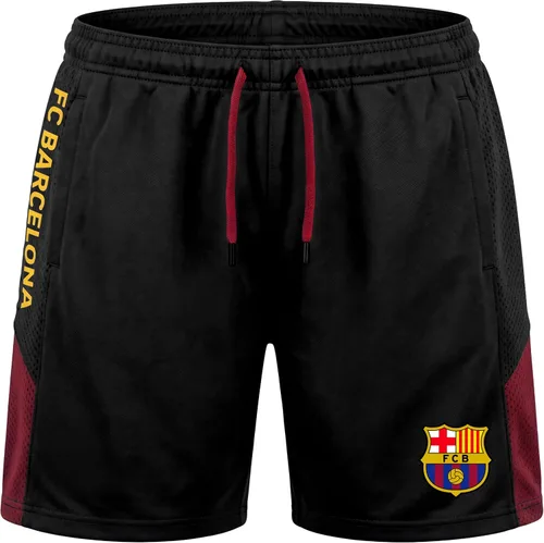 Vista 5 de Icon Sports Officially Licensed FC Barcelona Soccer Shorts - Unisex Kids