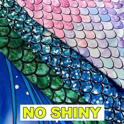 Vista 5 de color cosplayer Mermaid Yoga Print Leggings for Women Plus Size Fish Scale High Waisted Pants Halloween Costume Tights