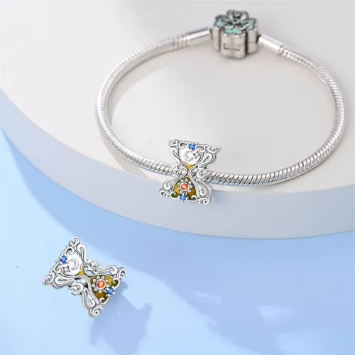 Vista 197 de KUNSIR Los abalorios se adaptan a pulseras Pandora para mujer, plata de ley 925, cuentas colgantes de joyería para niñas, dijes de feliz cumpleaños