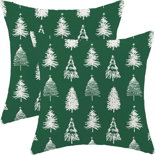 Vista 26 de Juego de 2 fundas de almohada de Halloween de 16 x 16 pulgadas, fundas de almohada de murciélagos negros y crema, fundas de cojín decorativas