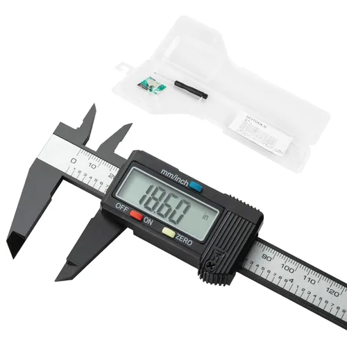 Vista 11 de Calibrador Digital Pequeño de 0 a 4 pulgadas, Mini Herramienta de Medición, Calibrador Micrómetro con Función de Apagado Automático, Intercambiable
