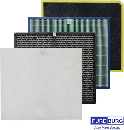 Vista 5 de PUREBURG Filtro de repuesto compatible con Rabbit Air MinusA3 Ultra Silencioso Purificador de Aire Modelos A3 SPA-1000N (removedor de ódor), H13