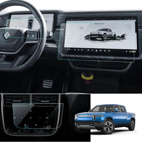 Vista 70 de Protector de pantalla de coche para Ford Edge 2024 2025 2023 2022 2021 (SE/SEL/ST-Line/Titanio/ST) Accesorios Protector de pantalla de vidrio