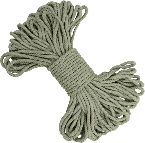 Vista 27 de Cuerda de macramé de 0.197 in x 22 yardas, cuerda gruesa de hilo de algodón natural, cuerda de colores para colgar plantas de macramé, para colgar