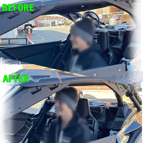 Vista 2 de Chelhead Accesorios Can Am X3, elevadores de asiento y panel inferior de puerta para 4 puertas compatibles con Can am Maverick X3 2017-2023