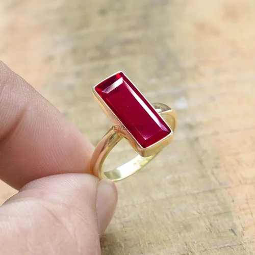 Vista 30 de Anillo de plata de ley maciza superpuesta de oro amarillo de 18 quilates para mujer, anillo de compromiso de plata esterlina, juego de bisel