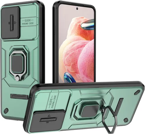 Vista 18 de Funda de teléfono móvil para Xiaomi Redmi A3/Xiaomi Poco C61 Soporte de coche Soporte Ventana corredera Cubierta protectora a prueba de golpes