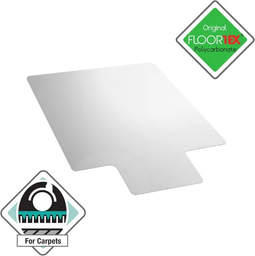 Vista 2 de Floortex® Ultimat® - Alfombrilla de policarbonato resistente para sillas de pelo profundo, 35 x 47 pulgadas, se envía plana