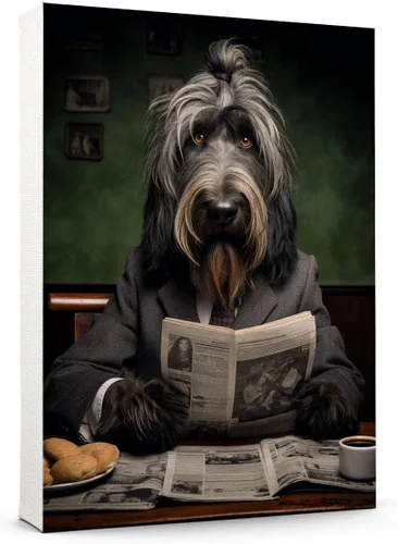 Vista 68 de Thuan Affenpinscher - Póster de lienzo con tus fotos, arte de pared para decoración del hogar, regalo conmemorativo para amantes de las mascotas