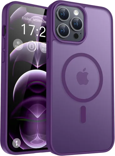 Vista 47 de Funda para teléfono Google Pixel 9 Pro XL, Compatible con Magnético, Protección contra Caídas de Grado Militar Translúcida Mate Resistente a Golpes