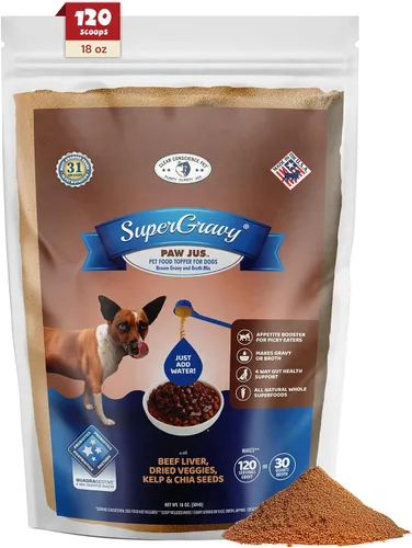 Vista 10 de CLEAR CONSCIENCE PET® Paw Jus™ SuperGravy® - Comida natural para perros, mezcla de caldo de hidratación, condimento para croquetas sin gluten