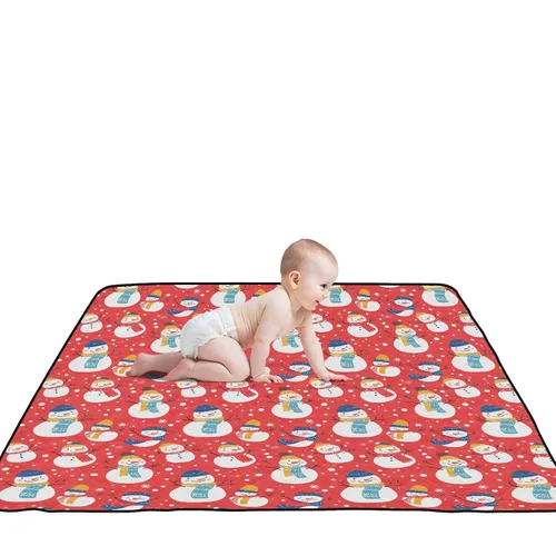 Vista 8 de Muñecos de nieve coloridos y gruesos para gimnasio y actividades para interiores y exteriores, 1 alfombrilla para patadas para bebés y niños
