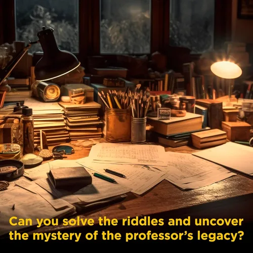 Vista 5 de EXIT: El Último Acertijo del Profesor Sala de Escape Rompecabezas Resolución de Misterios Caza del Tesoro Juego de Kosmos Sala de Escape