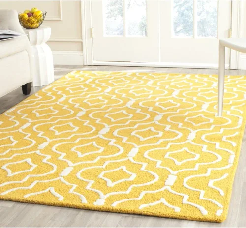 Vista 18 de SAFAVIEH Cambridge Collection - Alfombra decorativa de 2 x 3 pies, color beige y marfil, lana marroquí hecha a mano, ideal para zonas de alto