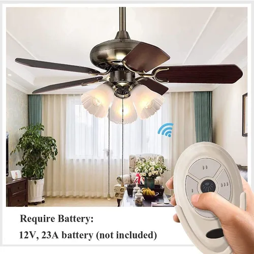 Vista 6 de Reemplazo de control remoto para ventilador de techo 35T para Allen Roth Harbor Breeze FAN35T1 L3HFAN35T1 FAN-35T FAN-11T L3HFAN35T 2AAZPFAN53T