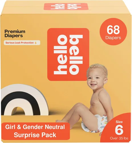 Vista 24 de Hello Bello Premium Pañales para bebé talla 6 68 unidades de pañales desechables, extra absorbentes, hipoalergénicos y ecológicos con ajuste
