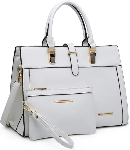 Vista 11 de Bolso de mano para mujer con solapa, bolso de hombro con correa, bolso de mano con asa superior, bolso tote, bolso satchel, monedero, bolso