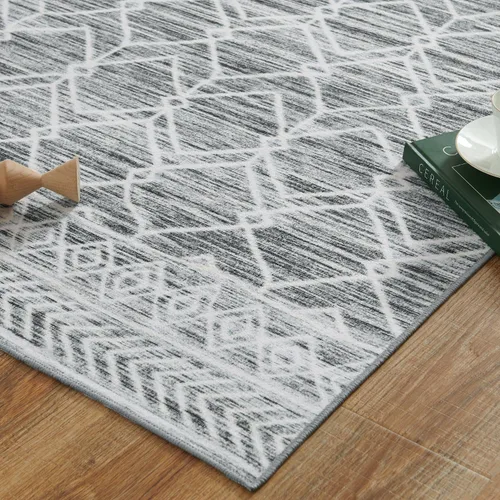 Vista 62 de jinchan Alfombra marroquí de pasillo 2x6 - Alfombra de pasillo lavable a máquina para cocina, alfombra moderna geométrica suave de pelo bajo