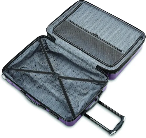 Vista 6 de Equipaje extensible Samsonite Omni 2 Hardside con ruedas giratorias PúrpuraOmbre Force 138454-2982