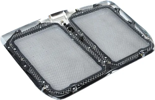 Vista 3 de Marco de rejilla cromado con pantalla de insectos para Kenworth T680 2015-2022