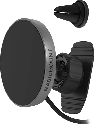 Vista 9 de Scosche MPQMD-SP MagicMount Charge Pro Qi2 Cargador de montaje en coche MagSafe de carga inalámbrica rápida, soporte magnético de teléfono celular